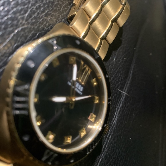 GUESS Gold-Tone and Black Classic Style watch - Picture 3 of 3
